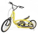 Zike Saber Hybrid Bike (Yellow, 25 1/2-Inch W x 61-Inch L x 41-Inch H)