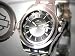 Harley-Davidson Mens Bulova Watch. Black patterned dial. Luminous with hinged cover. 76B143