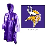 Minnesota Vikings NFL Adult Rain Poncho
