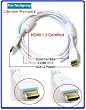 Pro-Techgroup Premium Quality 3 ft HDMI 1.3a Category 2 certified Gold plated - 10.2 Gbps 1080p Deep Color