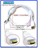 Pro-Techgroup Premium Quality 10 ft HDMI 1.3a Category 2 certified Gold plated - 10.2 Gbps 1080p Deep Color