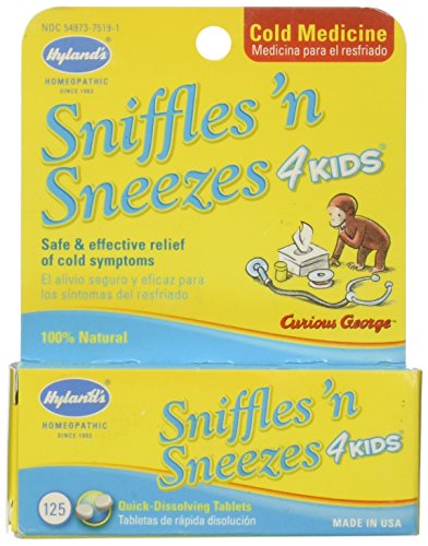 Hylands Sniffles N Sneezes 4 Kids Cold Medicine