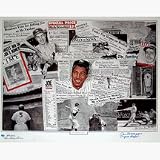 Joe DiMaggio Autographed Yankee Legacy Limited Edition 32 x 22 Lithograph with Yankee Clipper