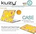 Kuzy - Vintage Flowers Rubberized Hard Case for Older MacBook Pro 15.4 inch with Retina Display A1398 15 inch Plastic Shell Cover - Vintage Flowers Yellow