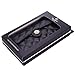 True Color Wallet Case Compatible with iPhone 6s Wallet Case - Premium Quilted Purse Style Cross Body Wallet Case Cover Clutch - Black