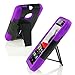 For Alcatel One Touch Evolve 5020T 5020 Cover Case (TSTAND Hybrid Black/Purple)