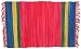 100% Cotton Bright Fuschia Rag Rug 5 x 7