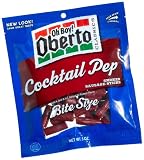 Oh Boy! Oberto Cocktail Pep Bite Size Smoked Sausage Sticks, 5-Ounce Bags (Pack of 4)