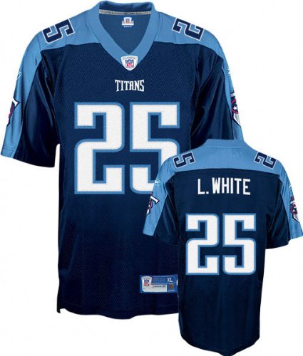 Lendale White Reebok NFL Navy Premier Tennessee Titans Jersey - X-Large