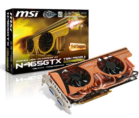 MSI グラフィックボード　N465GTX Twin Frozr II GE