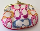 Coach Sis Signature Scribble Framed Coin Purse 63519