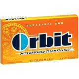 Orbit Citrusmint Sugarfree Gum, 14-Piece Packs (Pack of 24)