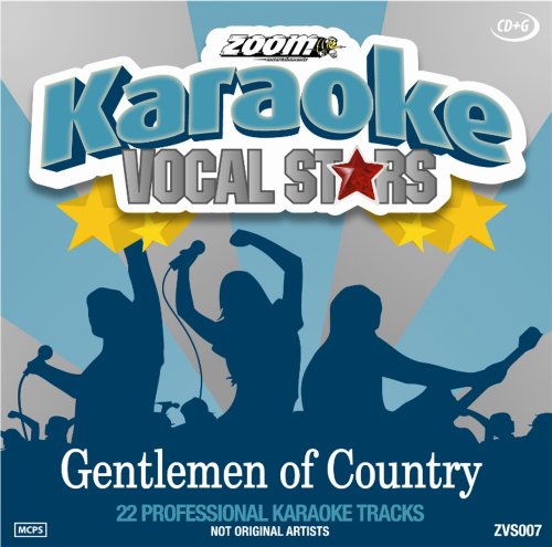 Zoom Karaoke Zoom Karaoke CD+G - Gentlemen Of Country - Vocal Stars Karaoke Series ZVS007 cd cover