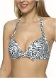Calvin Klein. Fern Print seamless retro bikini top