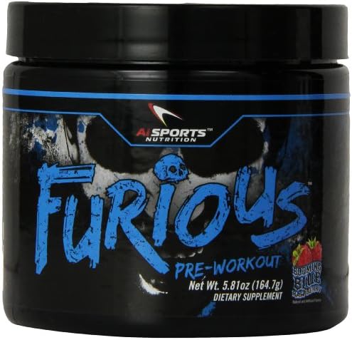Anabolic Innovations Furious Booming Blue Raspberry, 5.81 Ounce