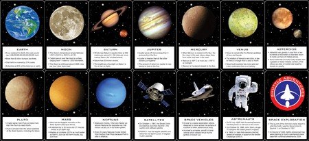 Space Odyssey Fact Cards 14 Pack On Sale
