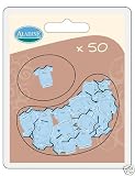 Aladine - 50 attaches parisiennes - Thème : Naissance bodys bleu