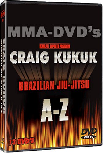 BRAZILIAN JIU-JITSU: A TO Z STARRING CRAIG KUKUK, MASSIVE 13 DISC INSTRUCTIONAL SERIES