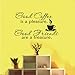 Newsee Decals Good Coffee Friends Wall Vinyl Sticker Decal Quote Saying Home Room Decor