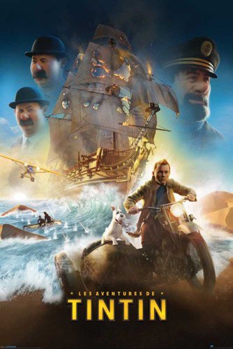 Empire 421456 Tim und Struppi - International One Sheet in French Franz&ouml;sisches Film Poste Preisvergleich
