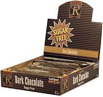 Box of 12 No Sugar Added Dark Chocolate Bars - Low Carb Chocolate From Ross Chocolates