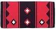 Mayatex Saddle Blanket - Apache - Black and Red