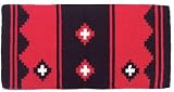 Mayatex Saddle Blanket - Apache - Black and Red