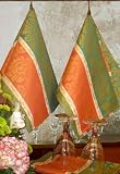 Amorosa, Luxury European Jacquard Linen-Cotton Dish Towels Set, 2-pieces