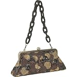 Inge Christopher Beaded Graphic Circles Clutch