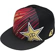 One Industries Rockstar Hailey Men's Flexfit Casual Wear Hat w/ Free B&F Heart Sticker Bundle - Black