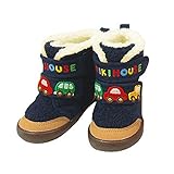 MIKIHOUSE(ミキハウス)ボア付き ベビーウィンターブーツ １３ｃｍ,紺（03）