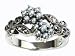 Gemini Silver Natural Seed Pearl Ring, Natural - Dahlia Vintage Collection