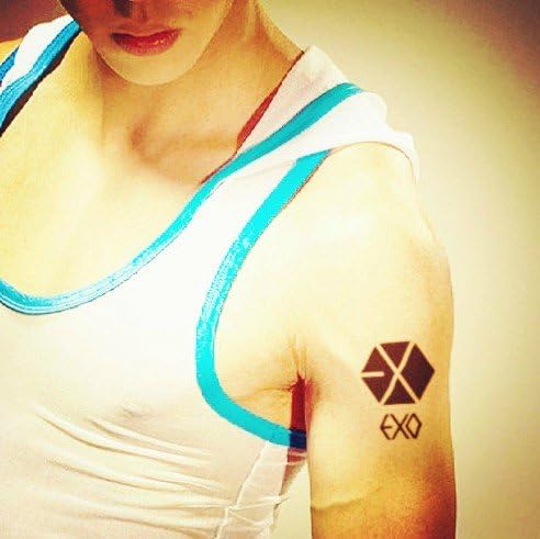 GC EXO Group Logo Temporary Arm Tattoo Stmap Kit QW-005