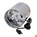 LEDwholesalers GYO2402 6-Inch 240 CFM Air Duct Inline Hydroponic Booster Fan