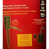 'ABC Products' Holiday Living ~ Heavy-Duty Ground Stake Outlet With Remote Contol