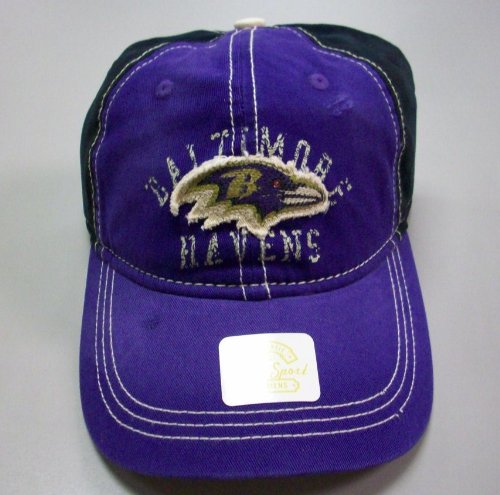 Baltimore Ravens Women's Retro Sport Patch and Fade Slouch Adjustable Hat