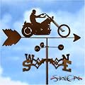 MOTORCYCLE - EASY RIDER Weathervane