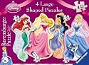 Disney Princess 4 shaped puzzles