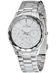 Skagen Womens 344LSXS Stainless Steel Silver Dial Watch