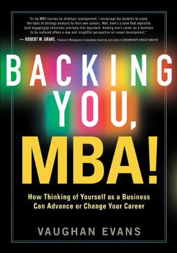 Backing You, MBA! How Thinking of Yourself as a Business Can