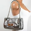 Coach Kristin Leather Willow Shoulder Hobo Bag Purse Tote 16818 Gunmetal