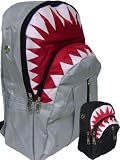 Unisex Shark Gray Backpack and Case