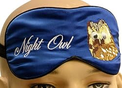 Mary Green "Night Owl" Silk Satin Sleep Mask - SB88E