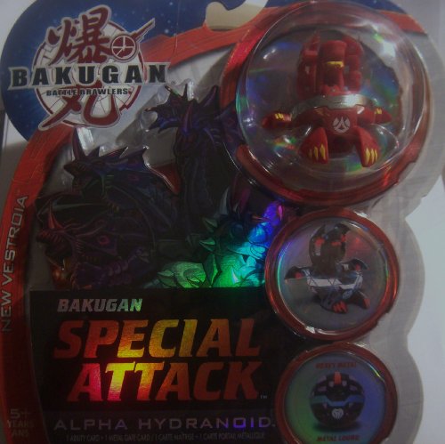 Bakugan New Vestroia Bakuneon Special Attack PYRUS (Red) HM Alpha Hydranoid New In Package images