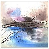 Black Lines Painting - Bali Artwork - CraftNetwork - New
