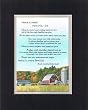 Touching and Heartfelt Poem for Home - Home Is Where Memories Live Poem on 11 x 14 inches Double Beveled Matting