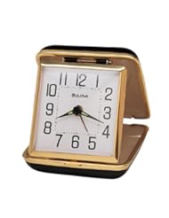 Home: Bulova B6112 Reliable II Clock, Black Case - Bulova (Clocks)