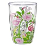 Tropical Pink Flamingo Insulated Tumblers 16 oz S/4