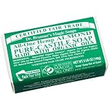 Dr. Bronners Magic Pure-Castile Bar Soap Organic Almond - 5 Oz, 5 pack