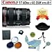 Canon EF 17-40mm f/4L USM Ultra-Wide Zoom Lens with Opteka 77mm Filter Kit, Lens Hood, Hot shoe bubble level, Cleaning Kit and 5 Years Extended Warranty